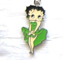 Charm -betty boop green
