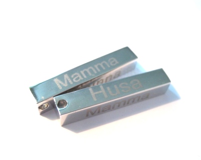 Hänge - Fyrstav "Mamma", "Vännina" "Älskarinna", "Husa"