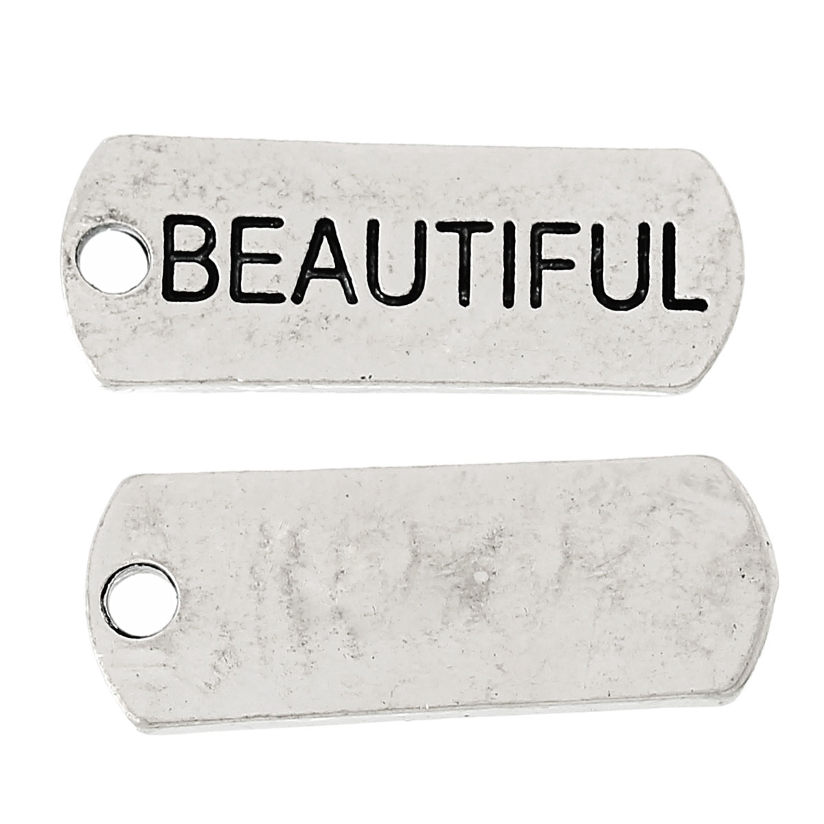 Charm - Tag  "Beautiful"