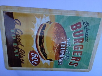 Plåtvykort , Burgers
