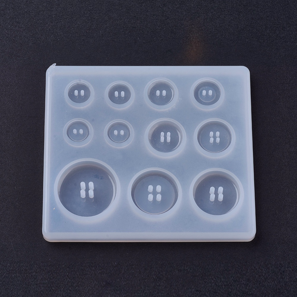 Silicone Resin Mold  Buttons 10-25mm
