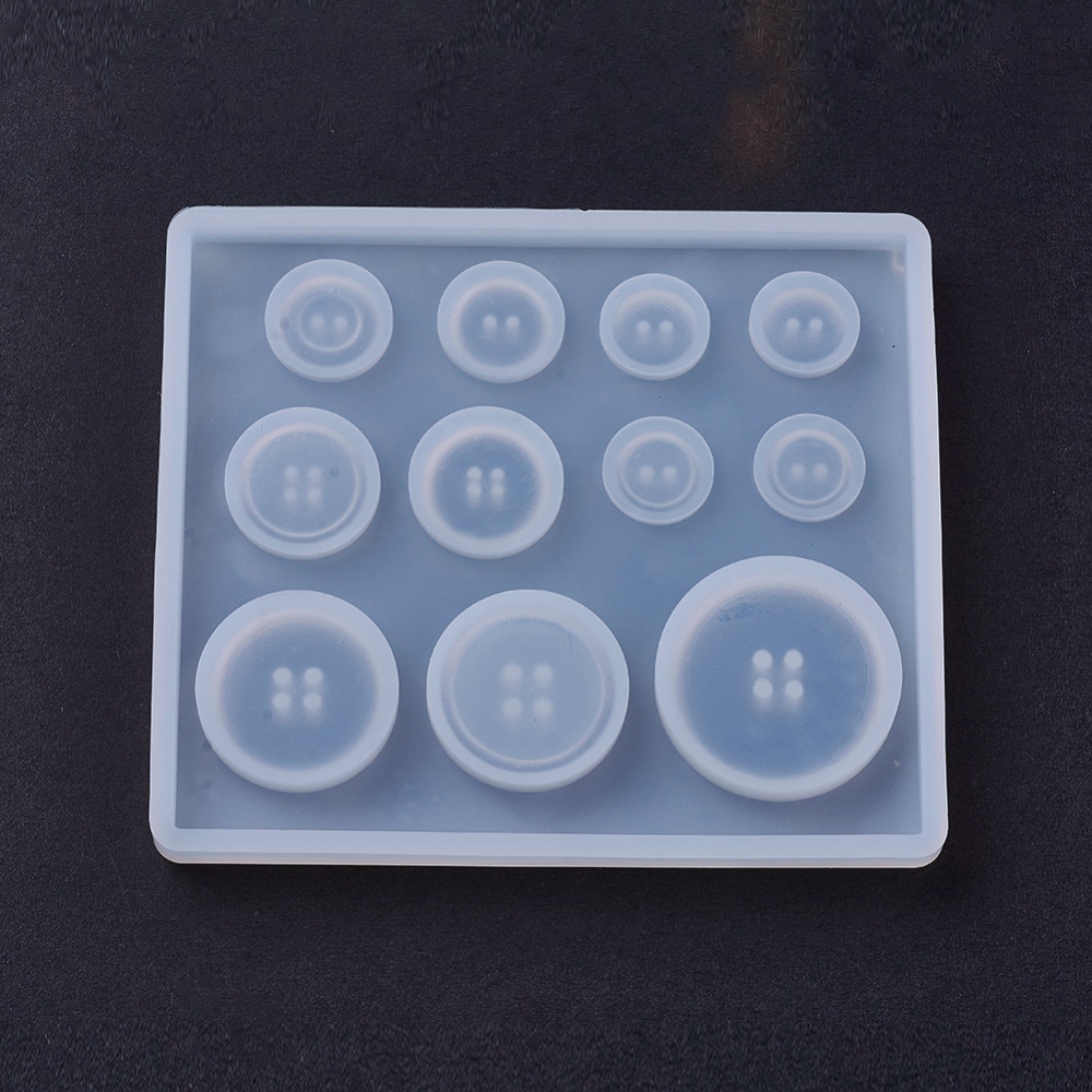 Silicone Resin Mold  Buttons 10-25mm - 2