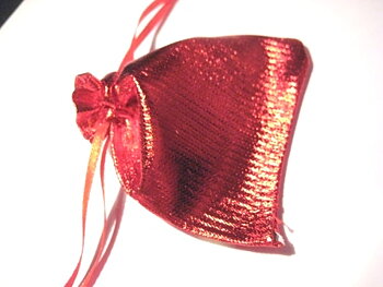 Jewelry Bag 7x9cm - red