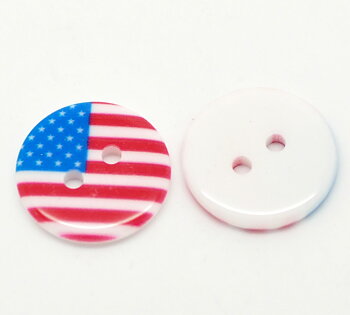 Wood buttons, 18mm  USA