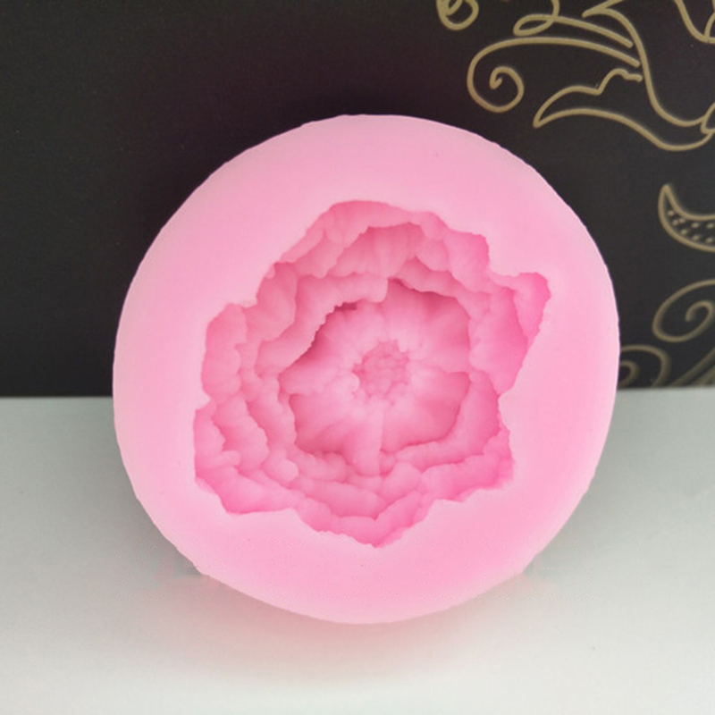 Silicone  mold- peony - 2