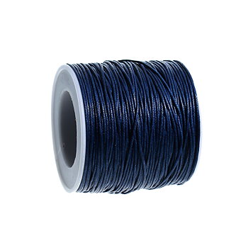 Waxed cotton,  blue, 1mm, role 100yards