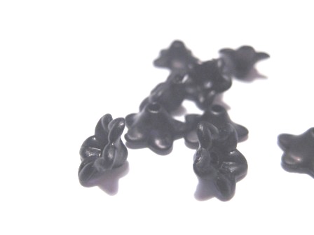 Acrylic Flowers / angel skirts-Black