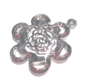 Metal Pendant - Flower