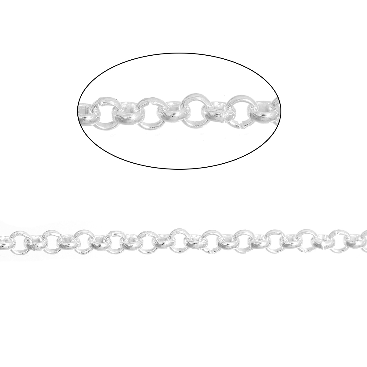 ÄrtKedja Silver, 2,9mm, 1meter
