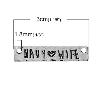 Berlock / Connector - NAVY WIFE