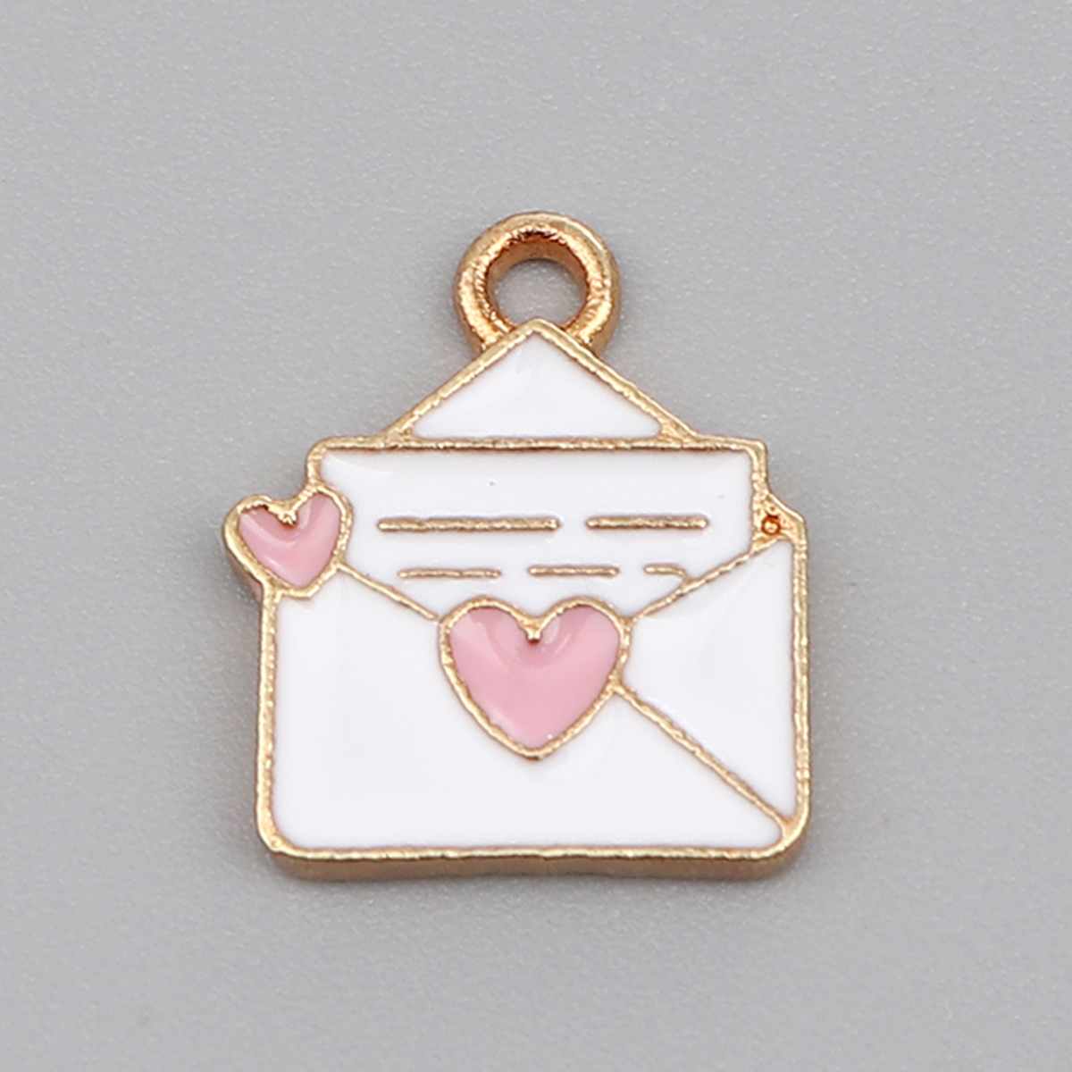 Charm  Enameld  llove letter