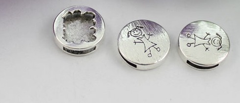 Regaliz - Slider för band 9mm, Flicka