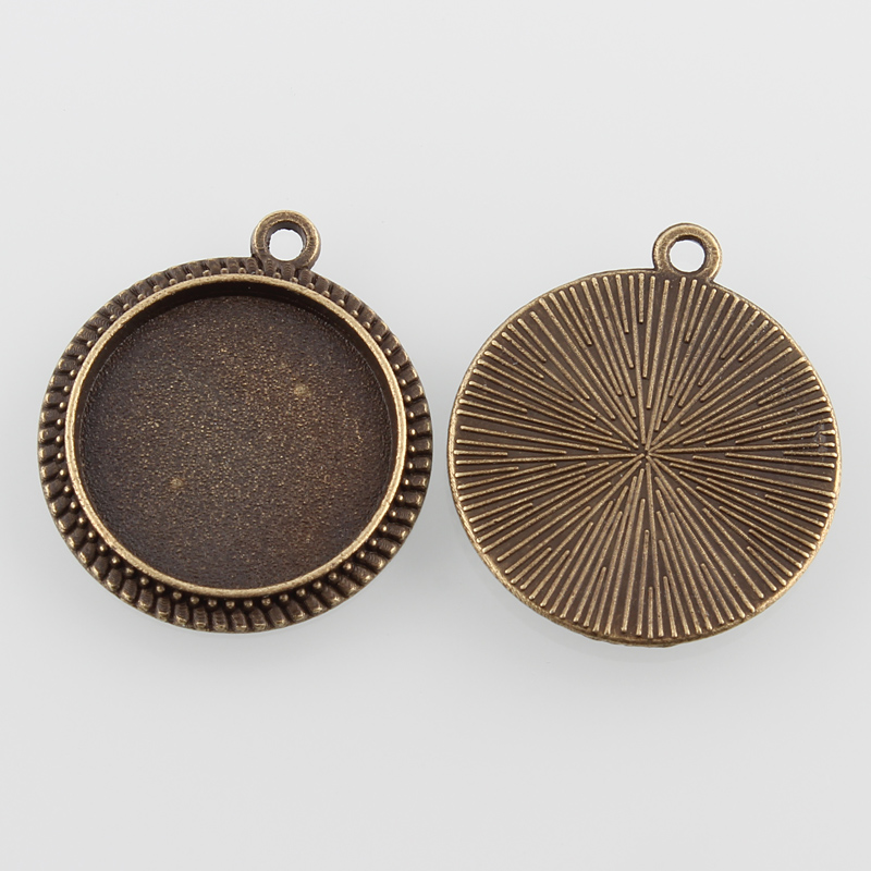 Cabochon Setting , Bronze 16mm - 2