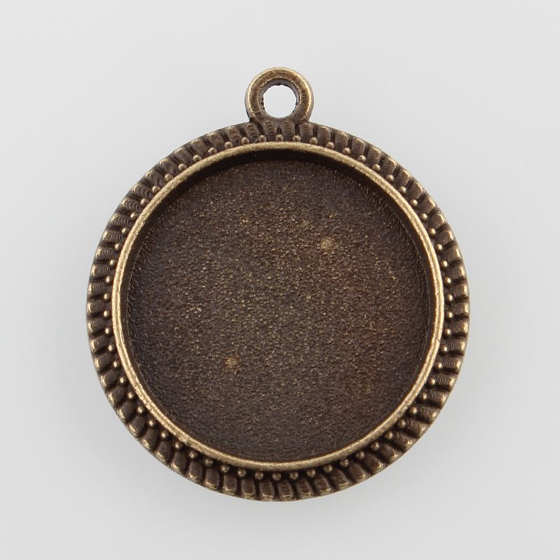 Cabochon Setting , Bronze 16mm
