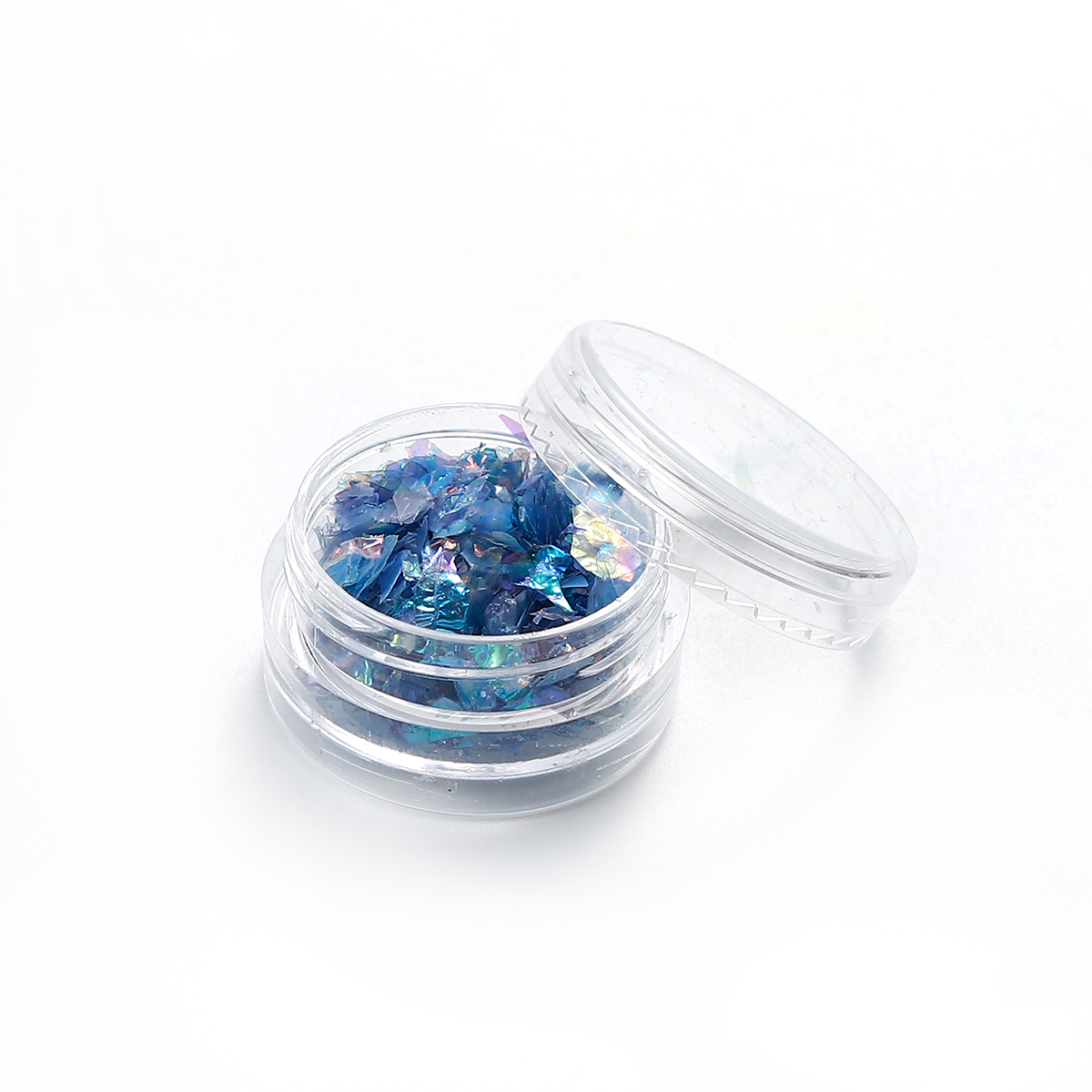 Resin craft glitter PVC,  teal - 2