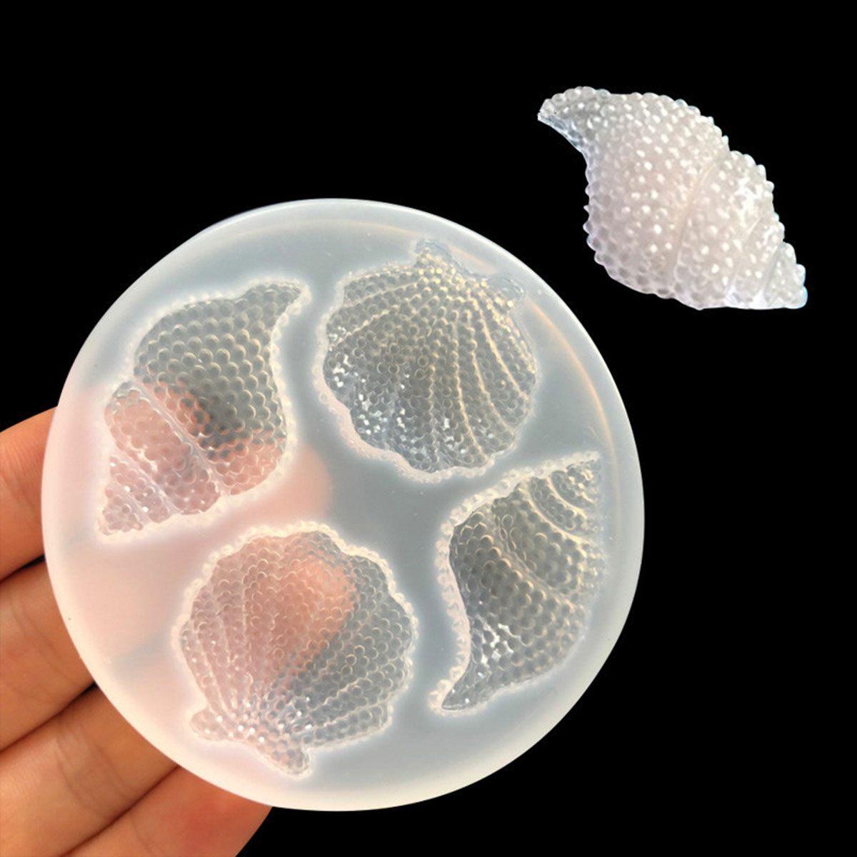 Silicone Resin Mold   Shell 2 different