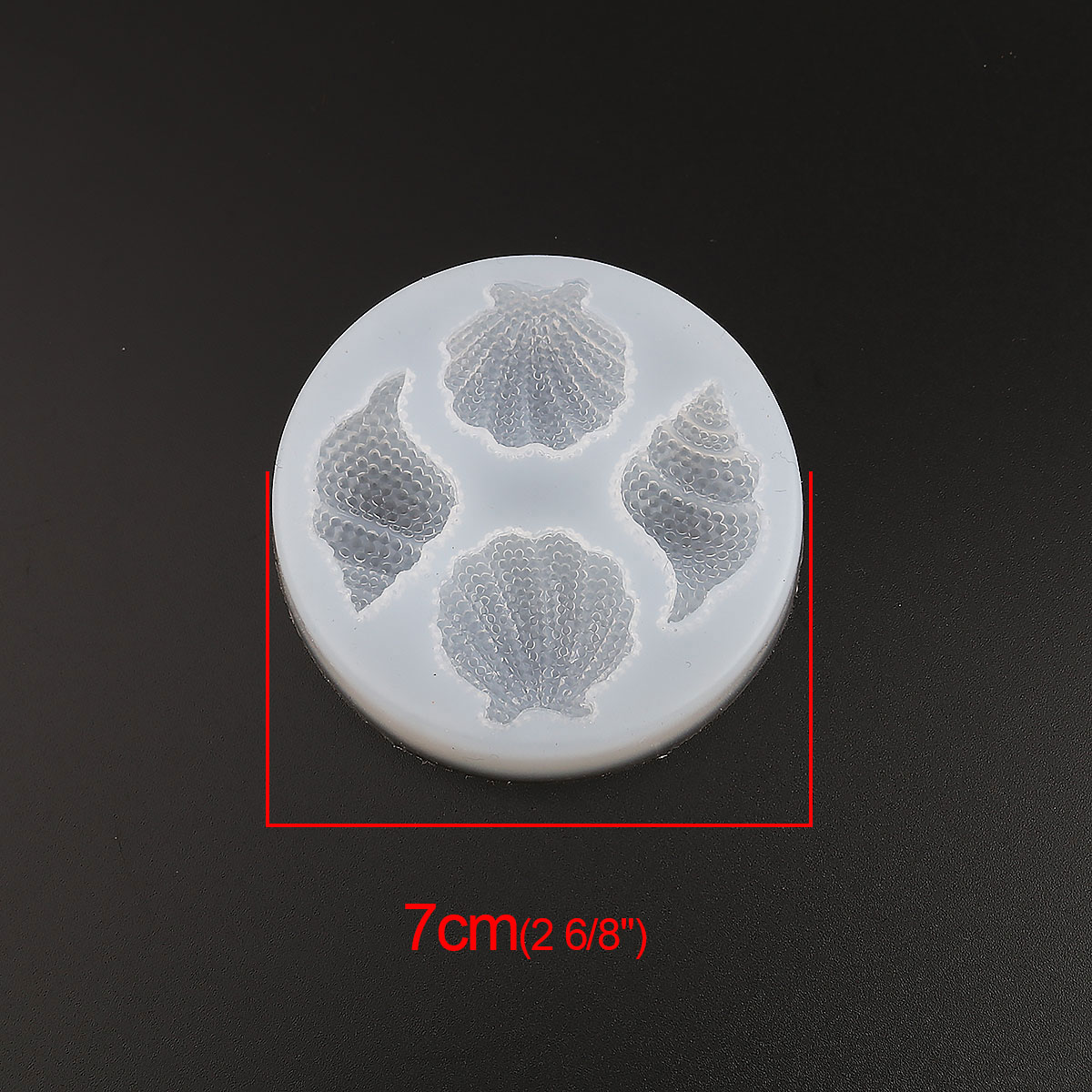 Silicone Resin Mold   Shell 2 different - 2