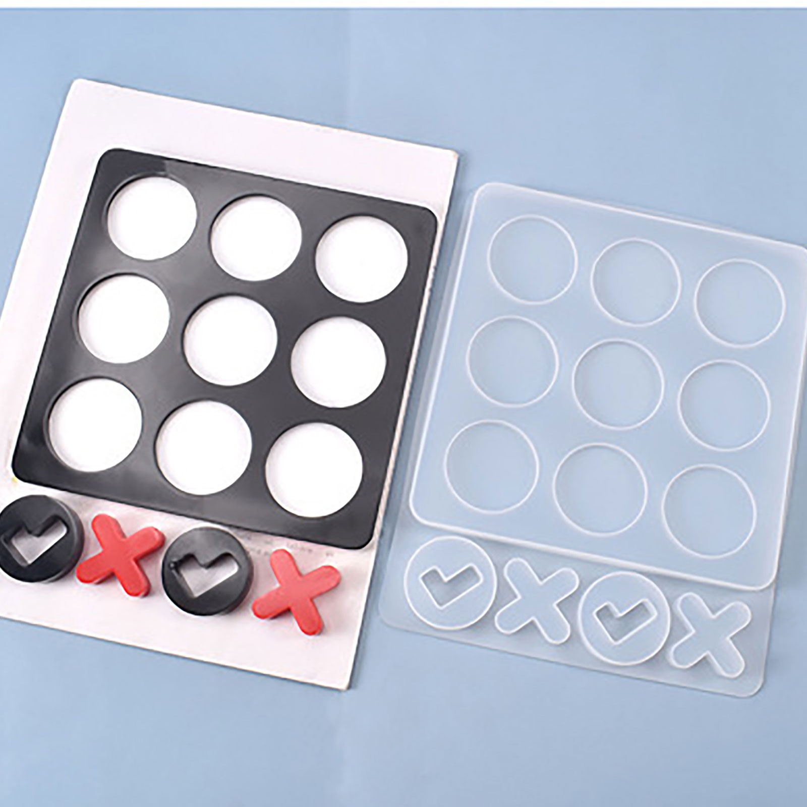 Silicone Resin Mold   Tic tac toe