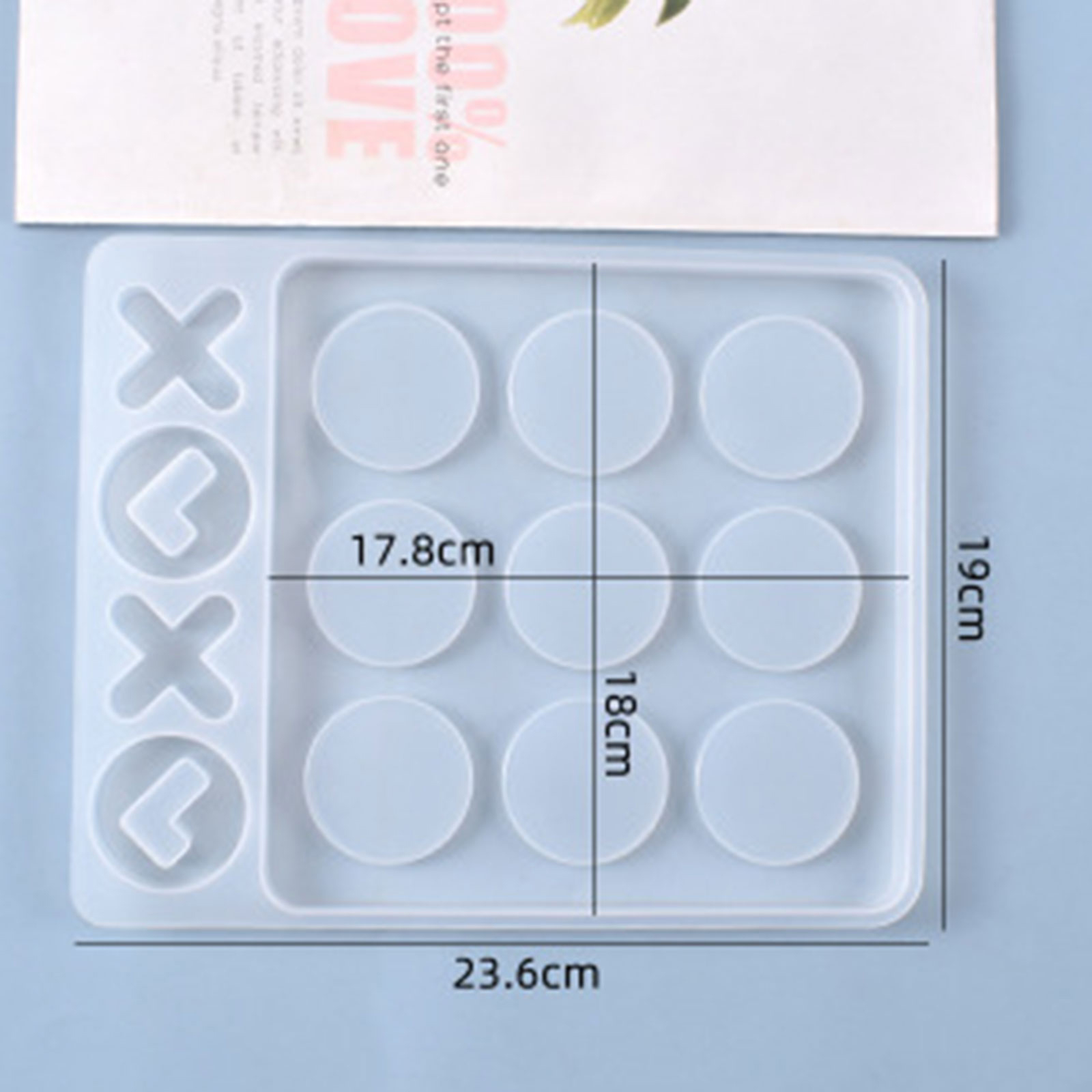 Silicone Resin Mold   Tic tac toe - 4
