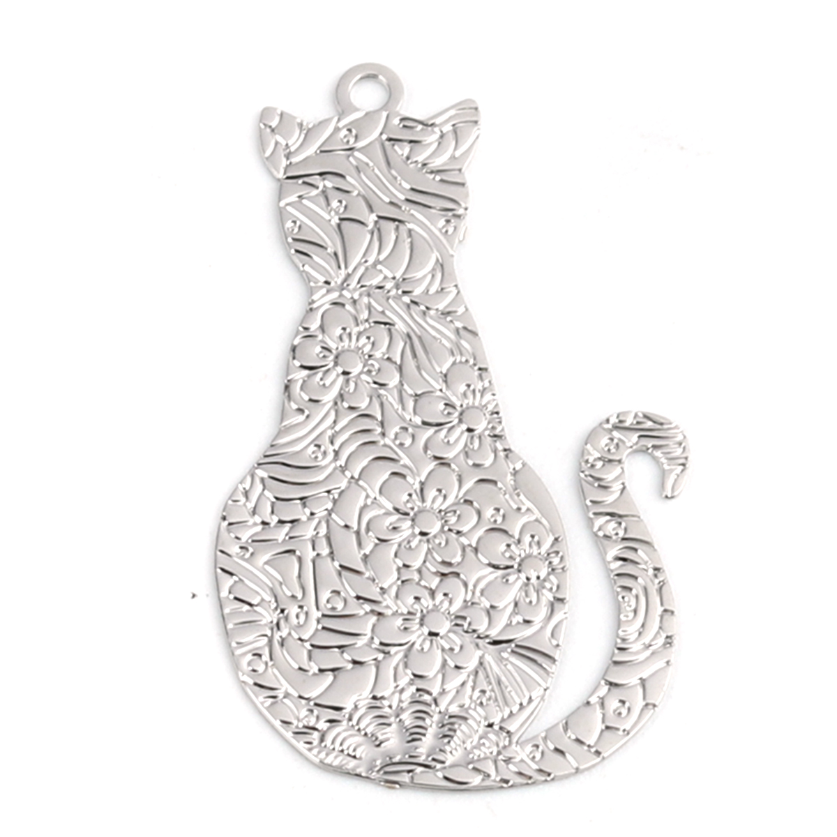 Charm,  Cat silver pattern