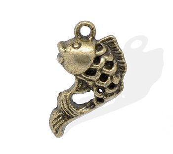 Charm  Bronze, Fish