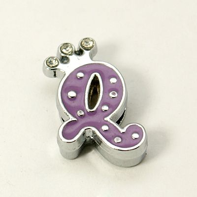 Bracelet Charm Crown,  Q