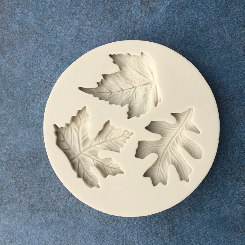 Silicone Resin Mold  leaf s 3 pcs