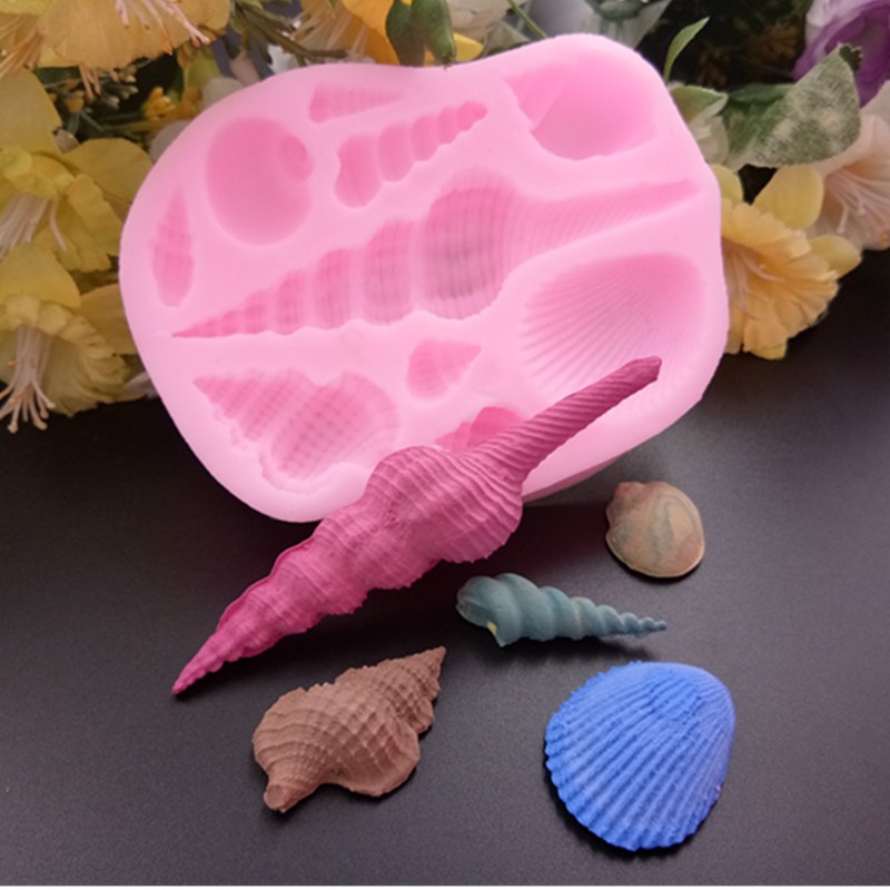 Silicone Resin Mold  Shells 10 different