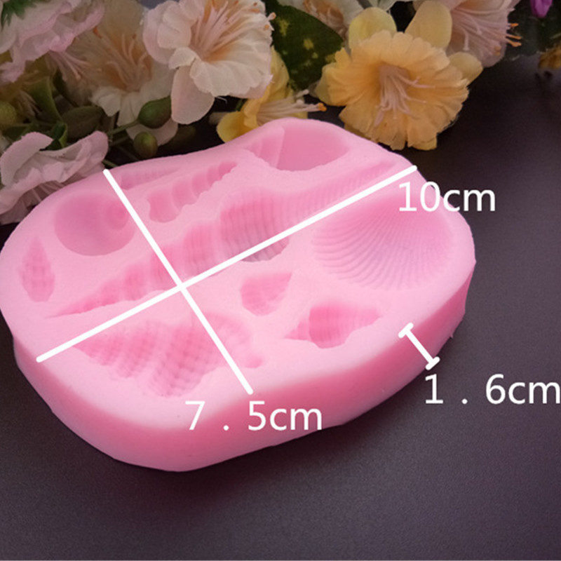 Silicone Resin Mold  Shells 10 different - 2