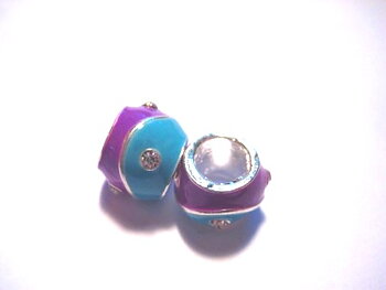 Charm - Ying Yang - turkos/lila