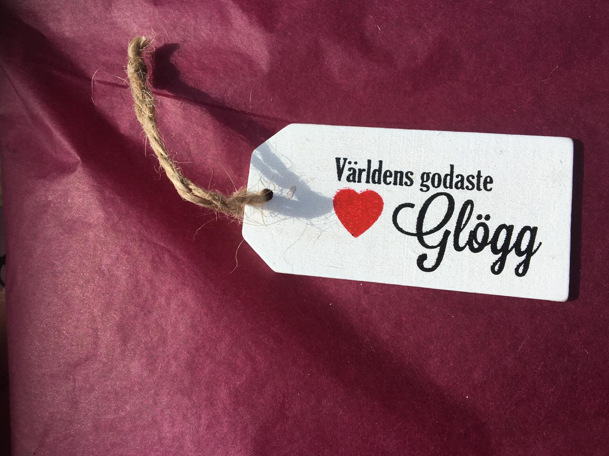 Wood tag - världens godaste glögg