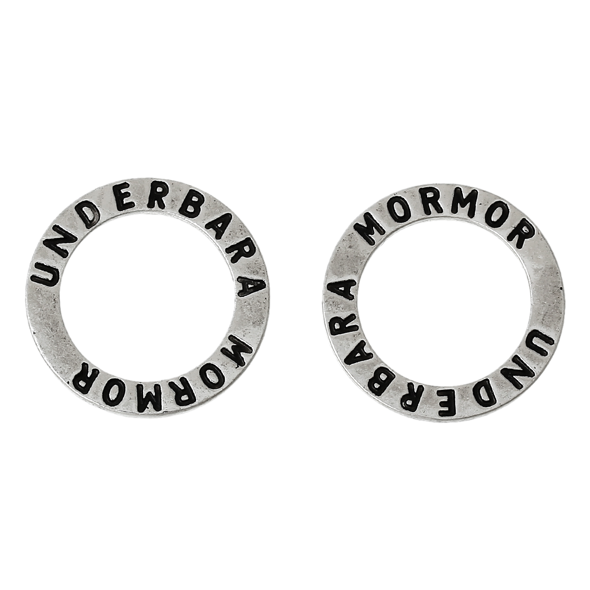Budskapsring, silver  "UNDERBARA MORMOR"
