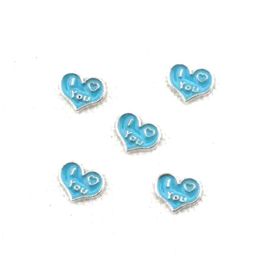 Floating Memory Charm - blå -  i love you