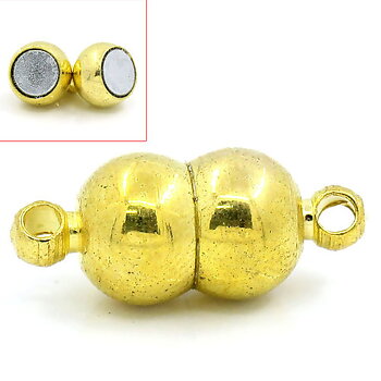Magnet clasp Gold,  16x7mm