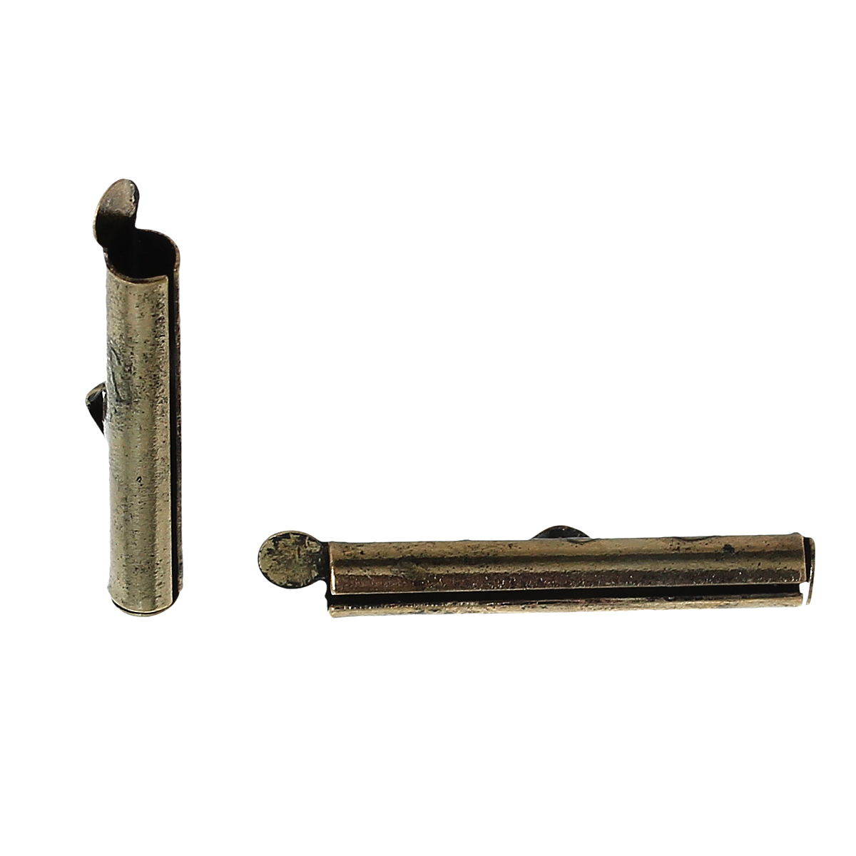 Cord end bronze, 30mm