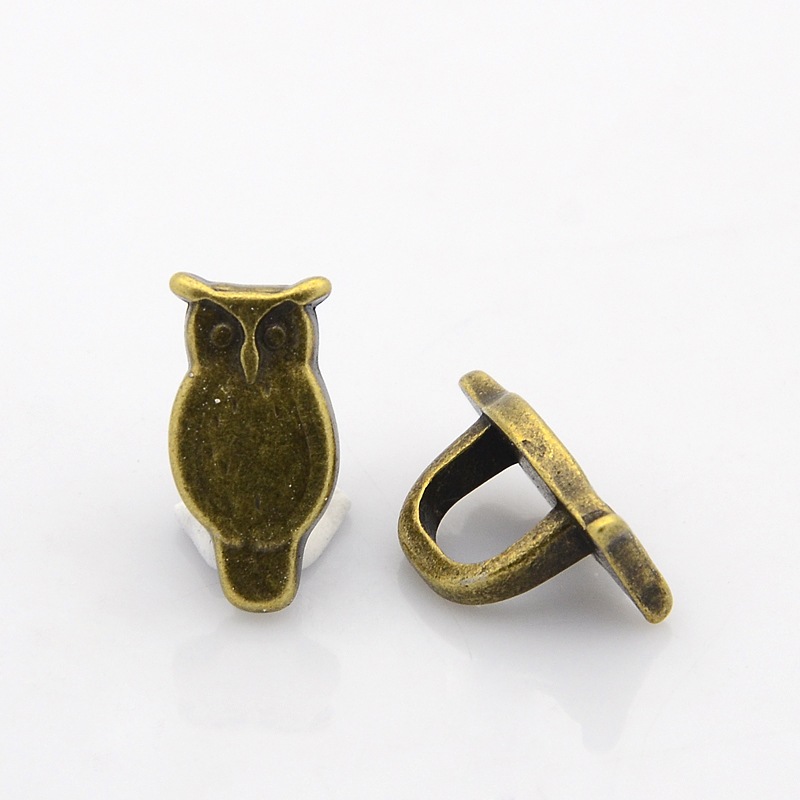 Regaliz - slider bronze owl