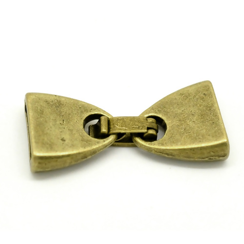 Lås i brons, passar band ca 10x3mm
