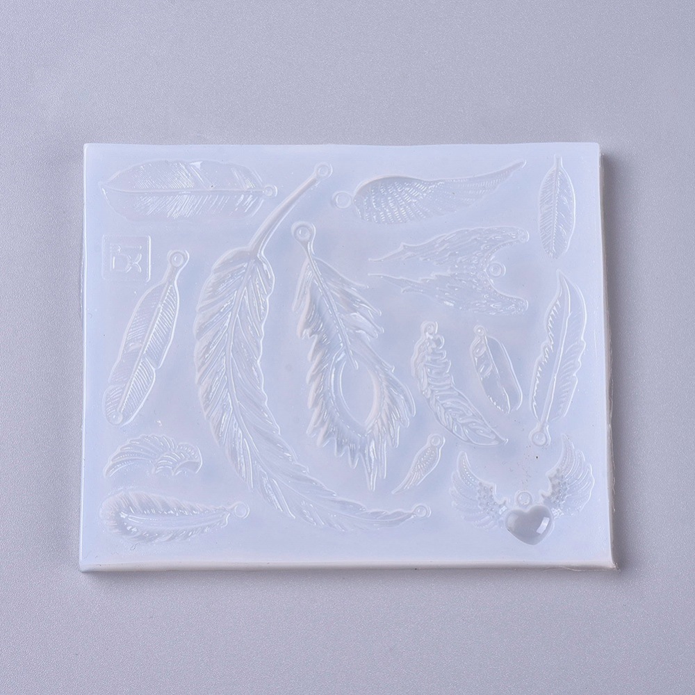 Silicone Resin Mold  Feathers 14 different - 3
