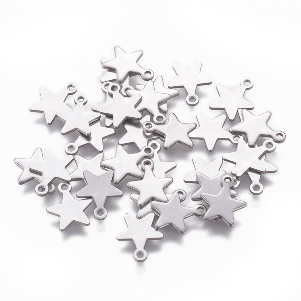 Charm  Stainless steel, star