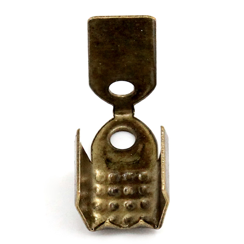 End cord,  Bronze 9x5mm - 2