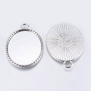 Cabochon Setting , Silver30x40mm