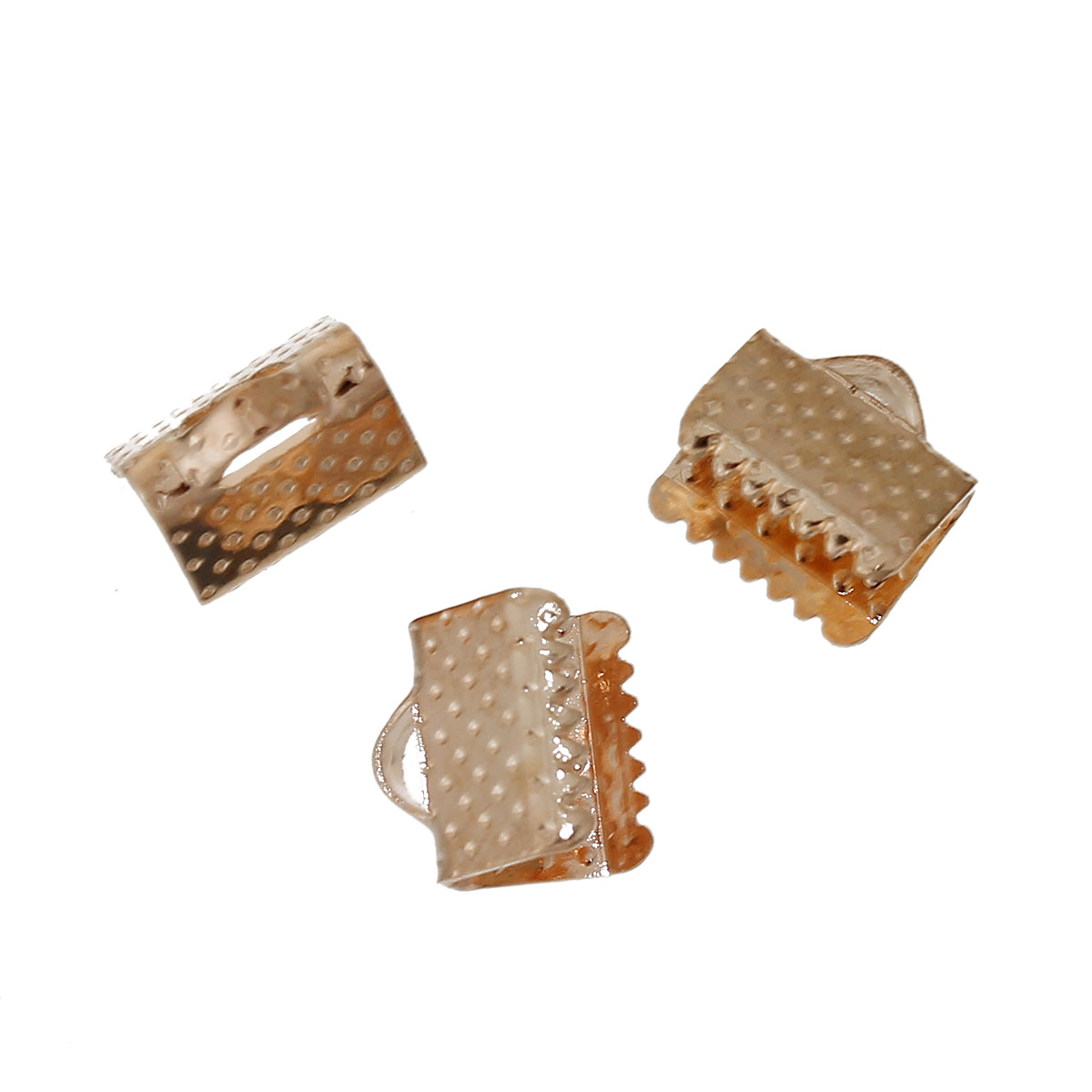 Fäste för band ,  Roséguld 8x8mm - 2