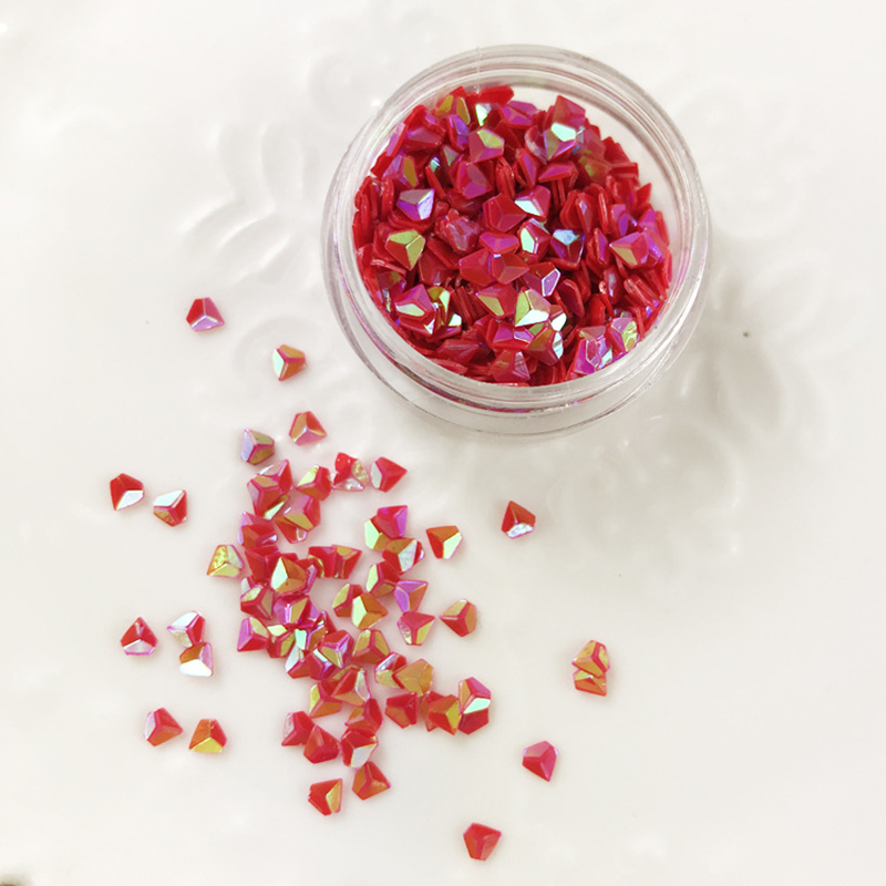 Resin craft  PVC, diamonds Red AB