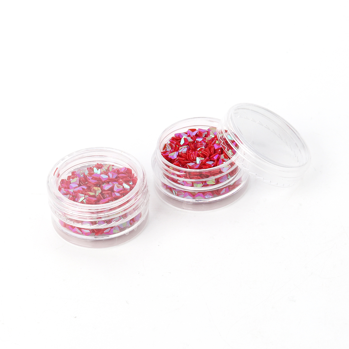 Resin craft  PVC, diamonds Red AB - 2