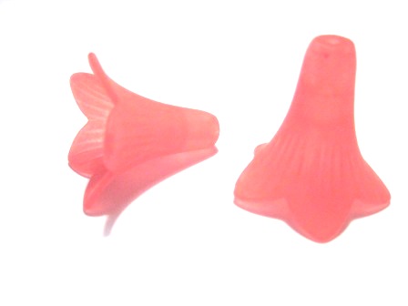 Acrylic Flowers / angel skirts red