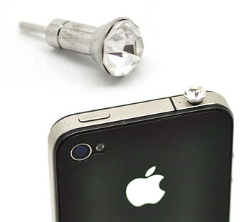 Headphone jack - Jewelry, clear