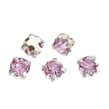 Montees, sewons. 4mm Pink