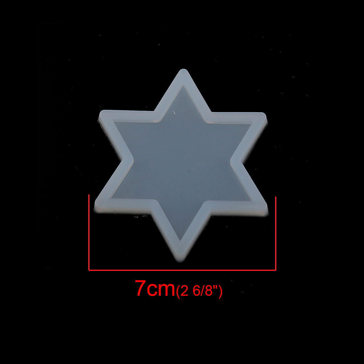 Silicone Resin Mold  Star 70mm - 2