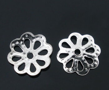 Pärlhattar, Platinasilver 7mm