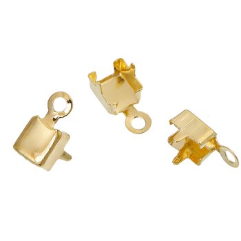 end connector trim / cupchain 6mm,  SS27-31, Gold